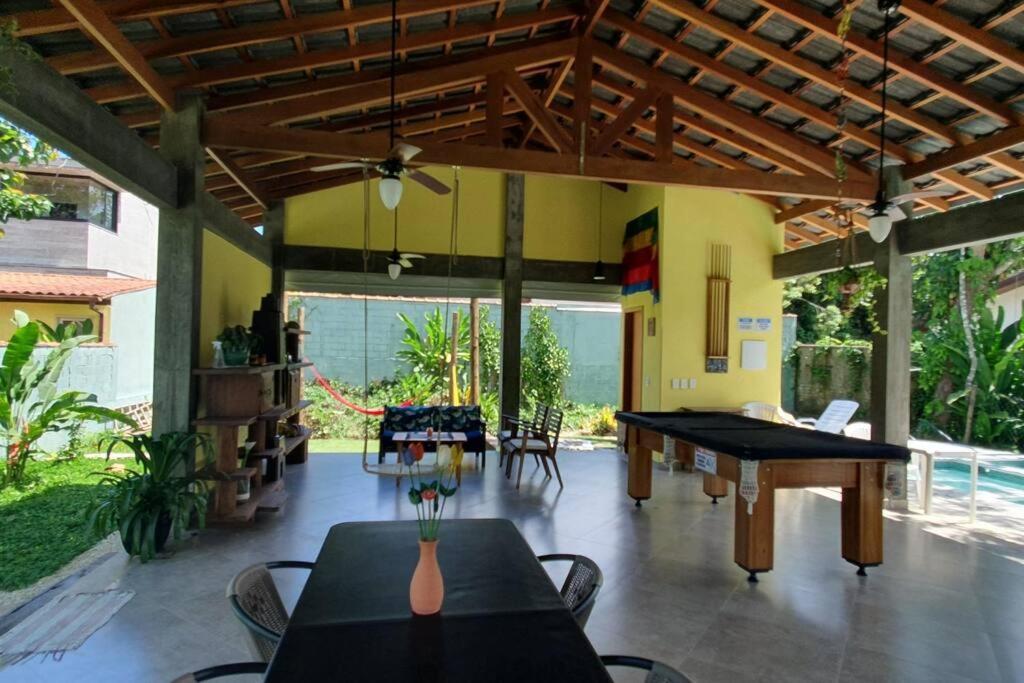 Villa Itamambuca A Beira Mar Com Piscina Ubatuba Exterior foto