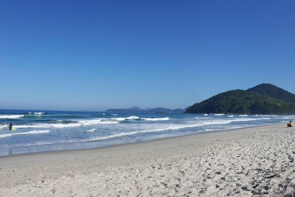 Villa Itamambuca A Beira Mar Com Piscina Ubatuba Exterior foto