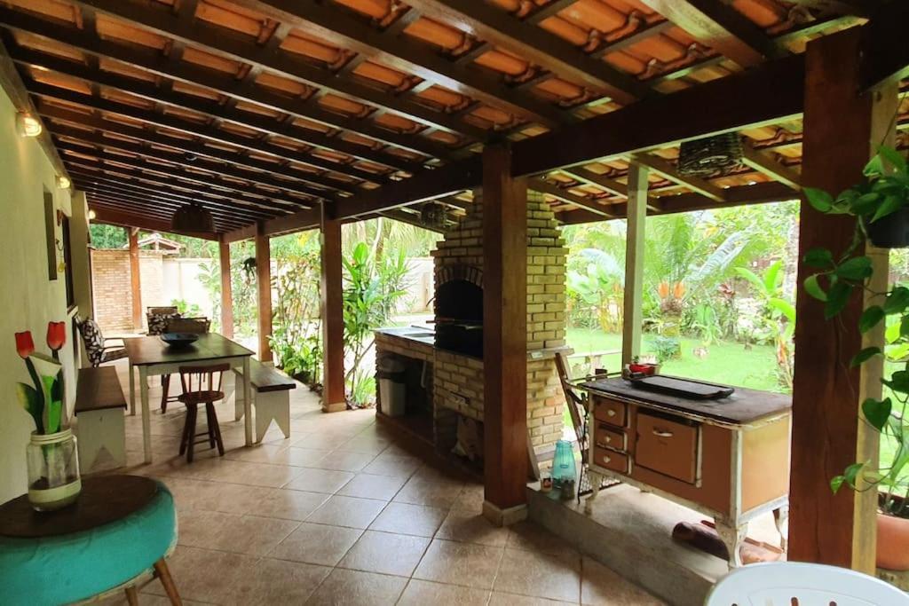 Villa Itamambuca A Beira Mar Com Piscina Ubatuba Exterior foto