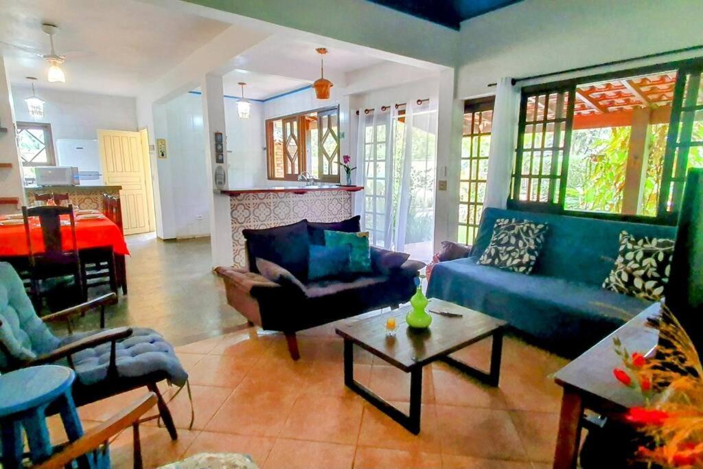 Villa Itamambuca A Beira Mar Com Piscina Ubatuba Exterior foto